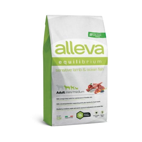 P6011 ALLEVA EQUILIBRIUM SENSITIVE JAGNJETINA I OKEANSKA RIBA ADULT MINI/MEDIUM KG 2