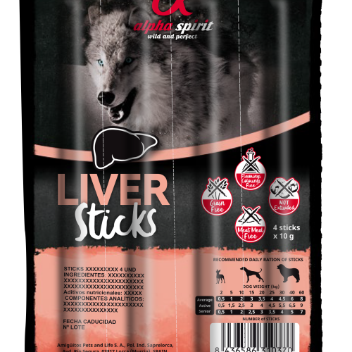 AS Štapići Jetra Psi 4x10g